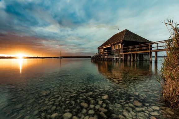 Sonnenuntergang am Ammersee